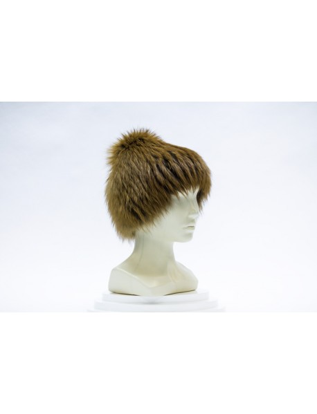 Женская шапка-сноп из лисы